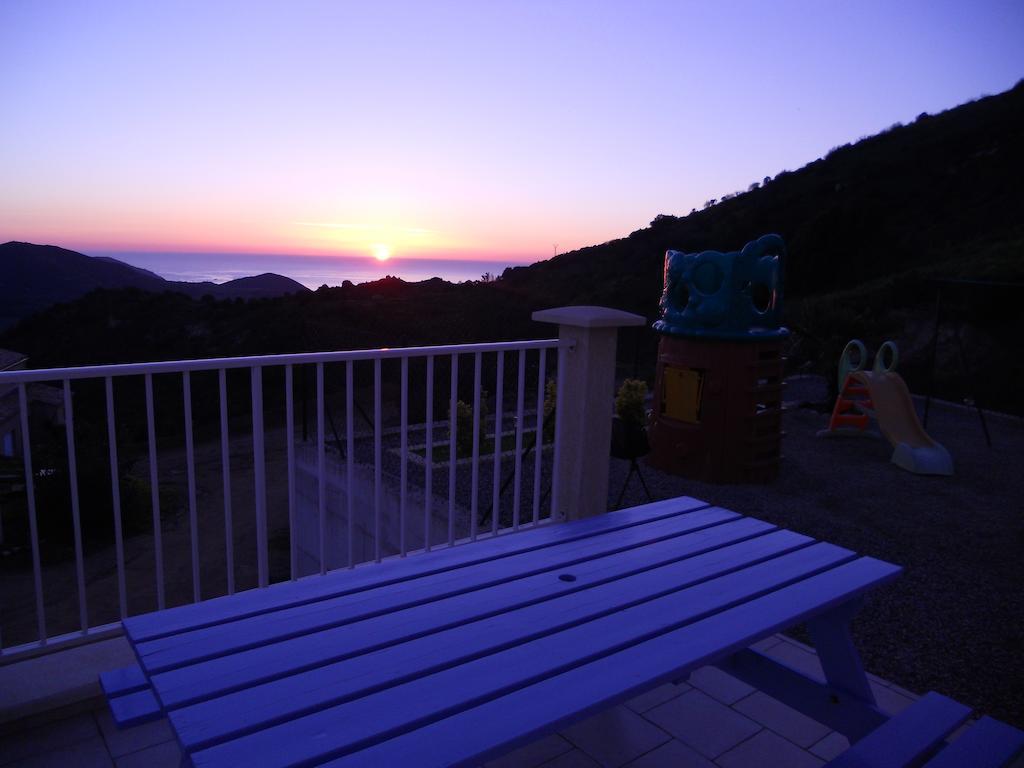 Gites Sassone, Vue Panoramique Sur Ajaccio Et La Mer Alata Cameră foto